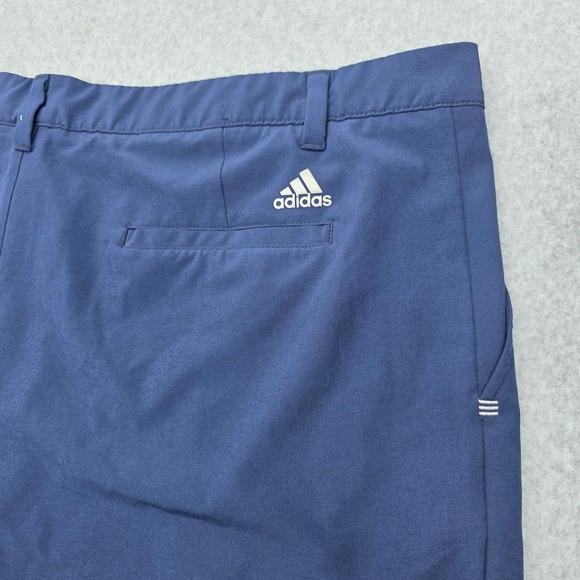 Adidas Men's Size 42 Golf Shorts Navy Blue Flat Front Performance Stretch - Picture 6 of 12